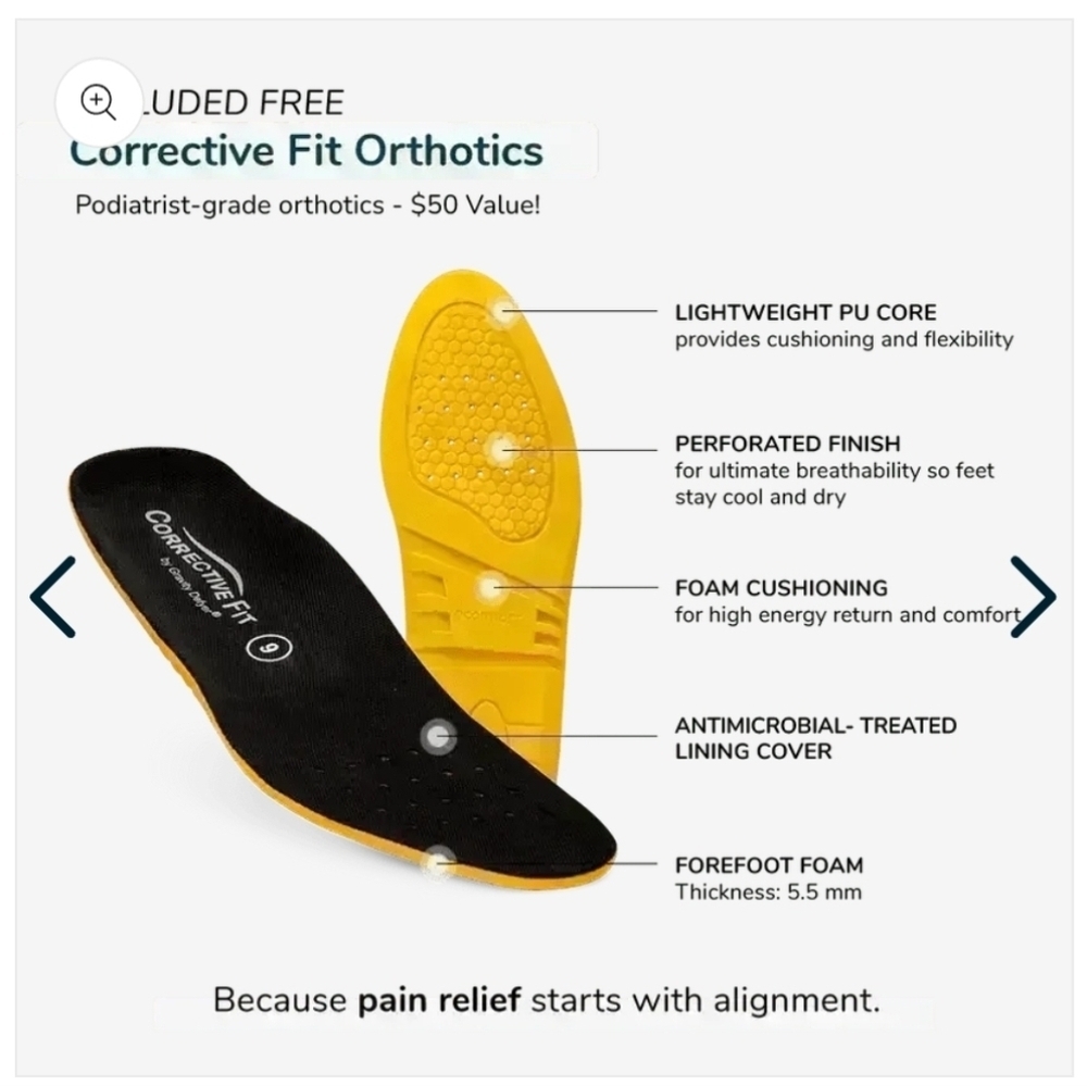 Gdefy- Gravity Defyer Women's gray Mighty Walk 9m - Picture 6 of 9